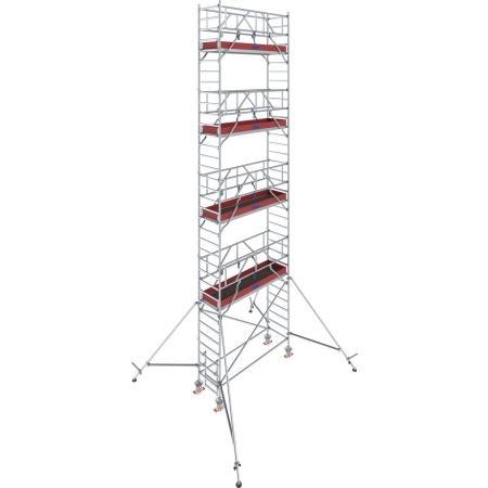 Rusztowanie jezdne aluminiowe Krause Stabilo 1000 (0,75x2,50 m) – wys. rob. 10,3 m